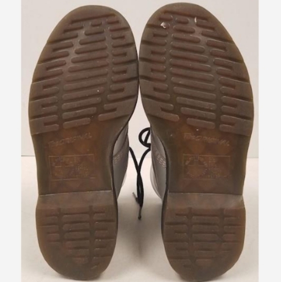 Dr Martens Silver Holographic Pascal Lace Up Combat Boots Shoes - 8 US 39 EU - Picture 7 of 8